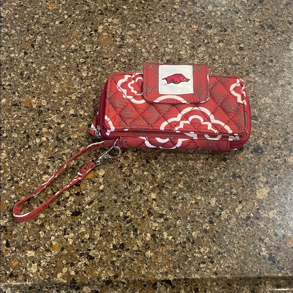 Arkansas Razorbacks The Honour Society Fabric Wallet Wristlet